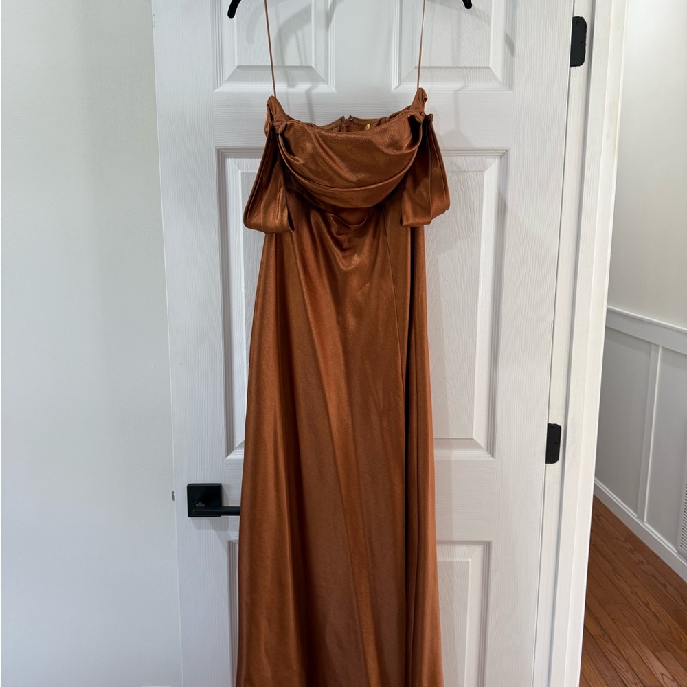 Birdy Grey Strapless Copper Dress